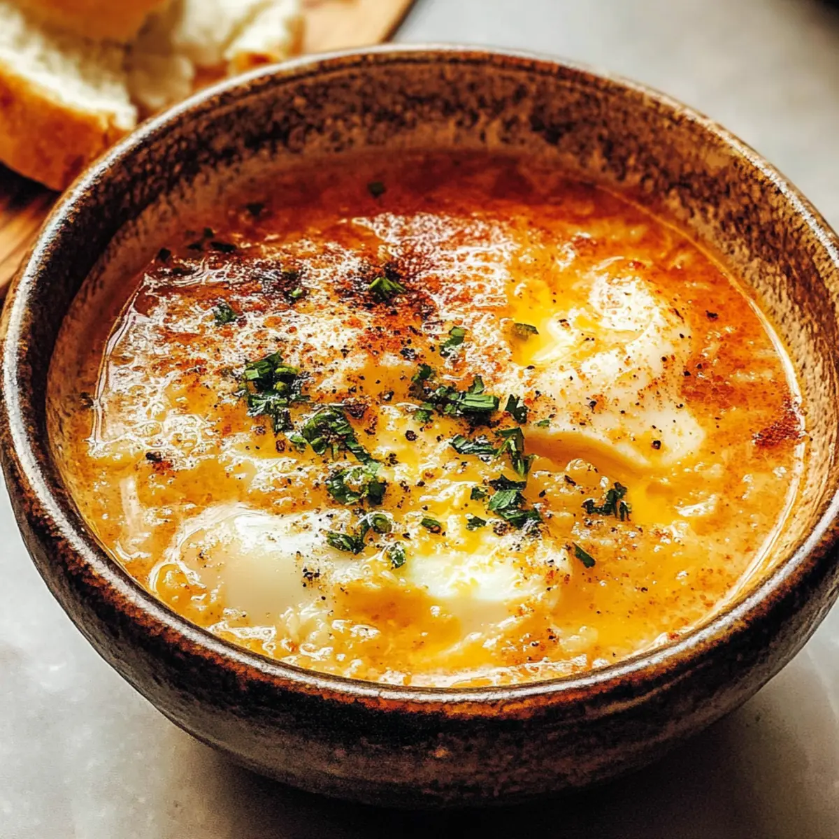 Knoblauchsuppe: Einfache Kartoffel-Knoblauchsuppe