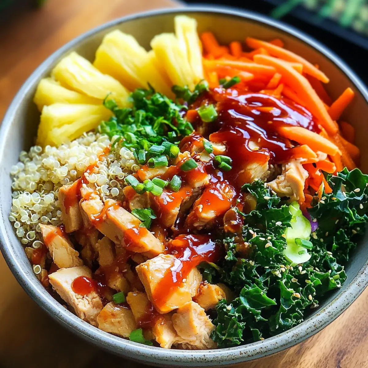 Thai Süß-Chili-Hühnchen Buddha-Schalen einfach selber machen