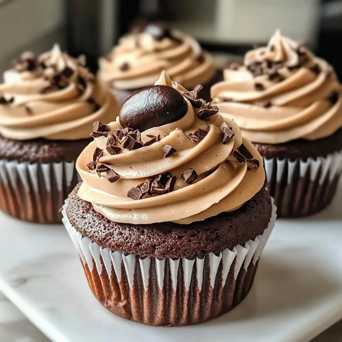 Espresso Cupcakes mit Espresso Frosting für Kaffeeliebhaber