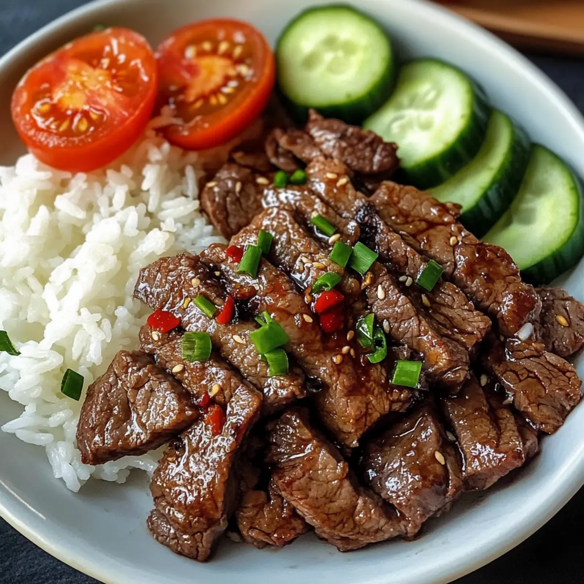 Rindfleisch Yakiniku für ein schnelles Abendessen