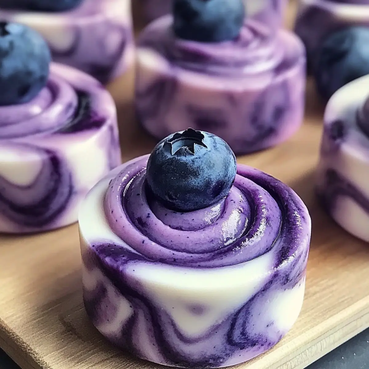 Blaubeer-Wirbel-Joghurt-Bissen im Nu zubereiten