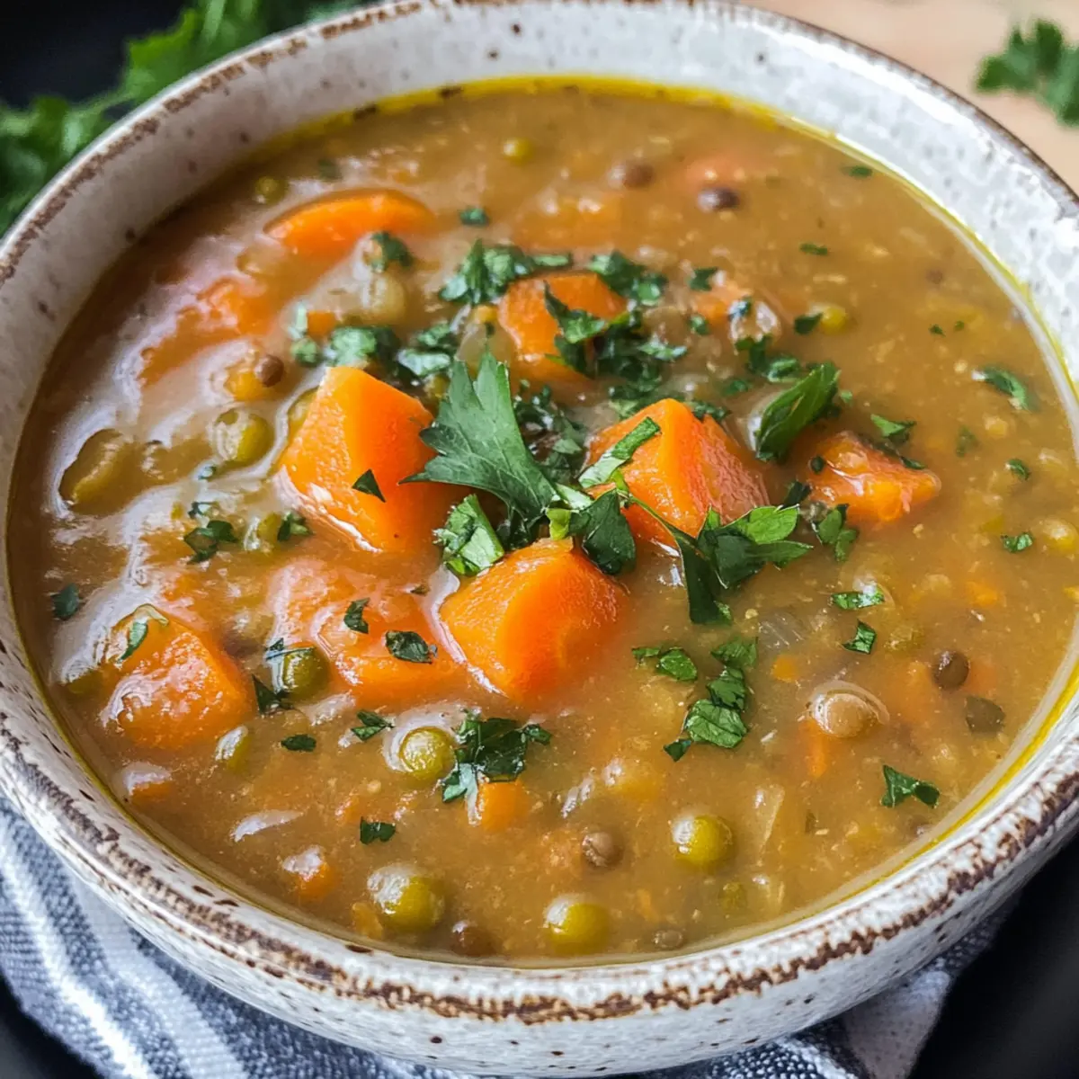 Karotten- und Linsensuppe für Herz und Seele