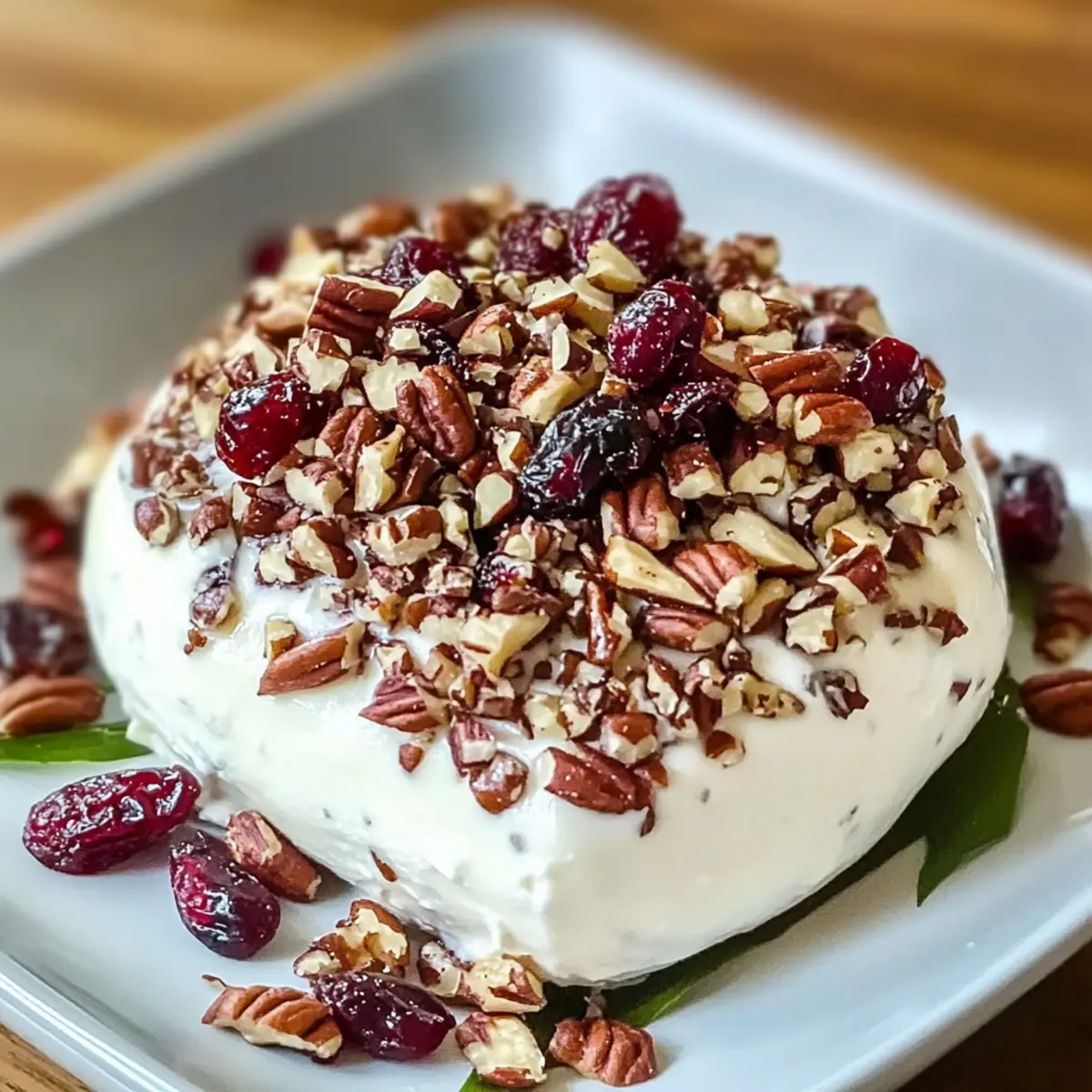 Cranberry-Pekan-Nuss-Käse für schnelle Partysnacks