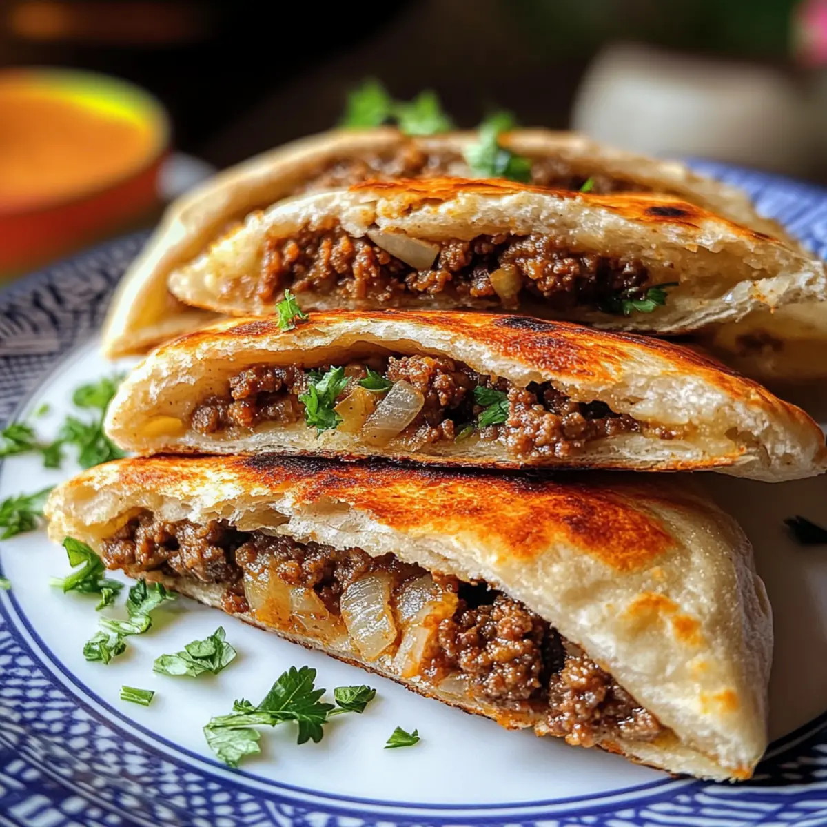 Ägyptisches Hawawshi – Köstliche gefüllte Pita