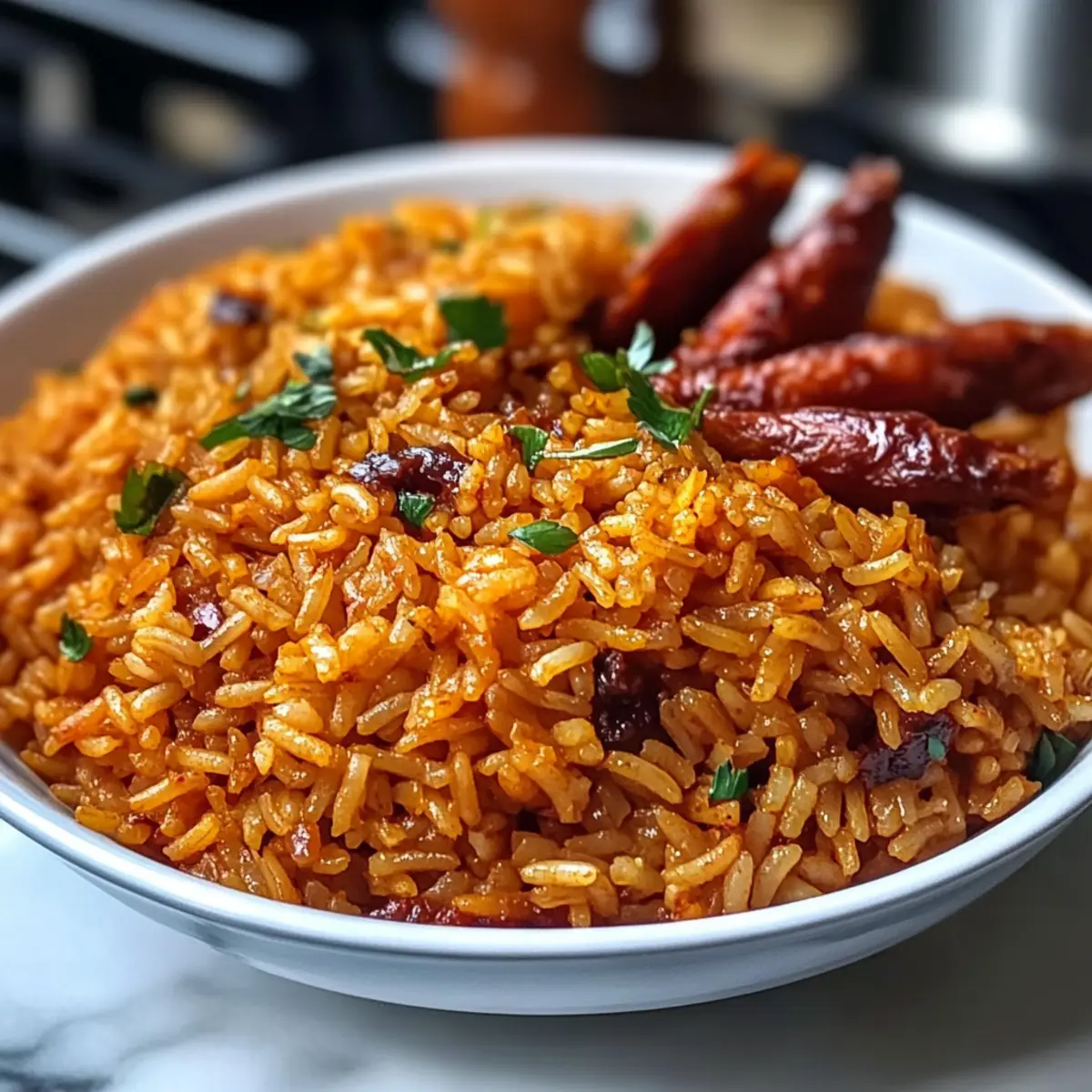 Ghanaisches Jollof-Reis: Ein Fest der Aromen