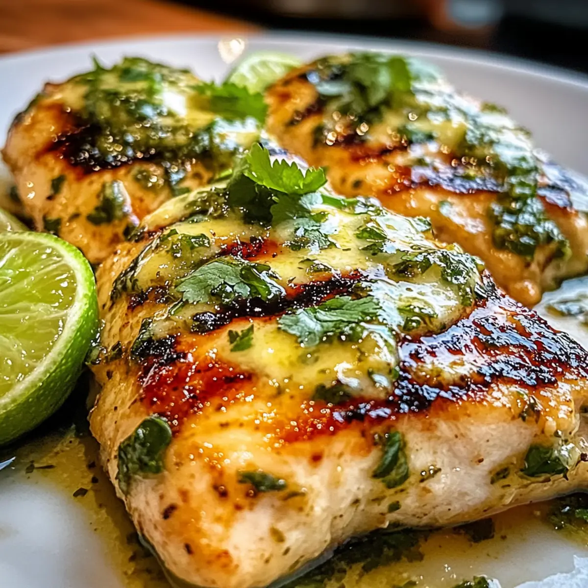 Gegrilltes Salsa Verde Pepper Jack Hähnchen für den Genuss