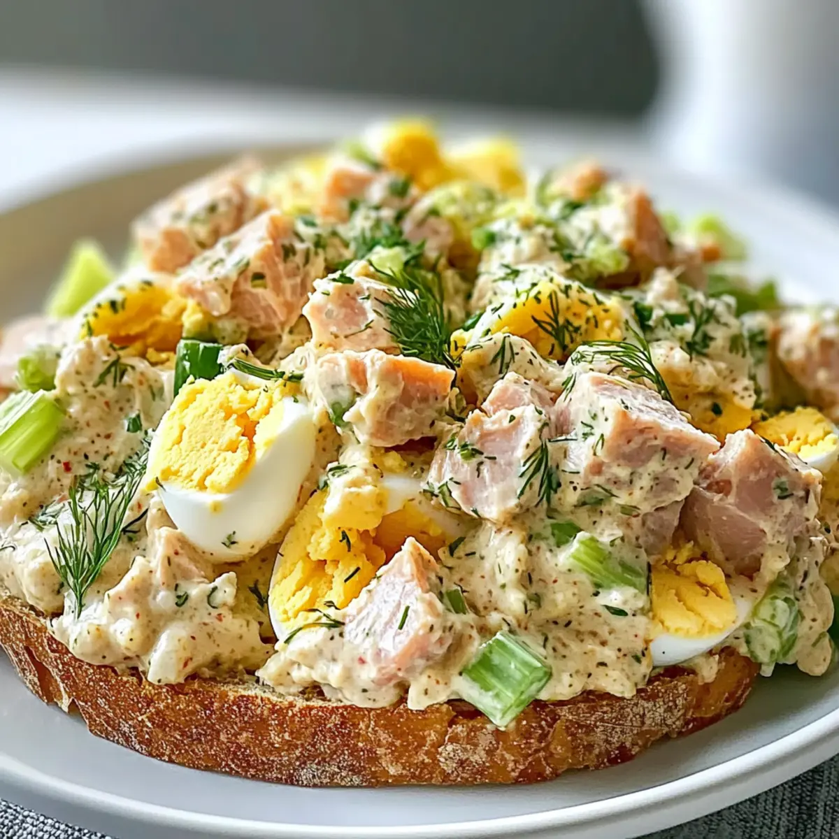 Gesunde Thunfisch-Eiersalat-Rezept: Cremig und Schnell