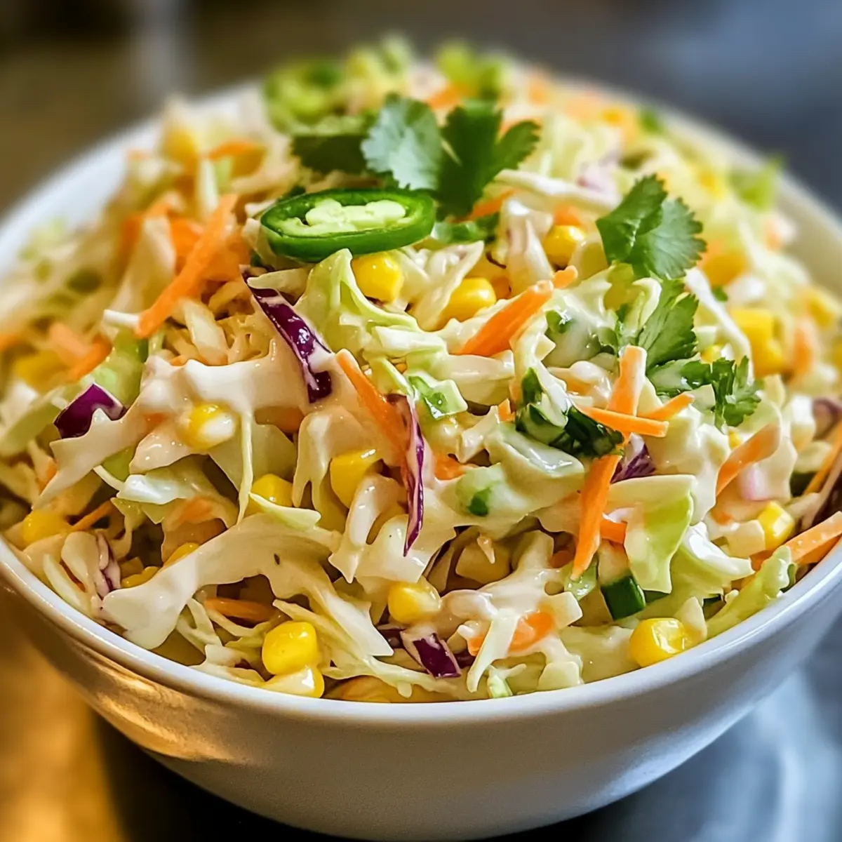 Jalapeño Mais Kohlrabisalat: Frisch und Würzig!