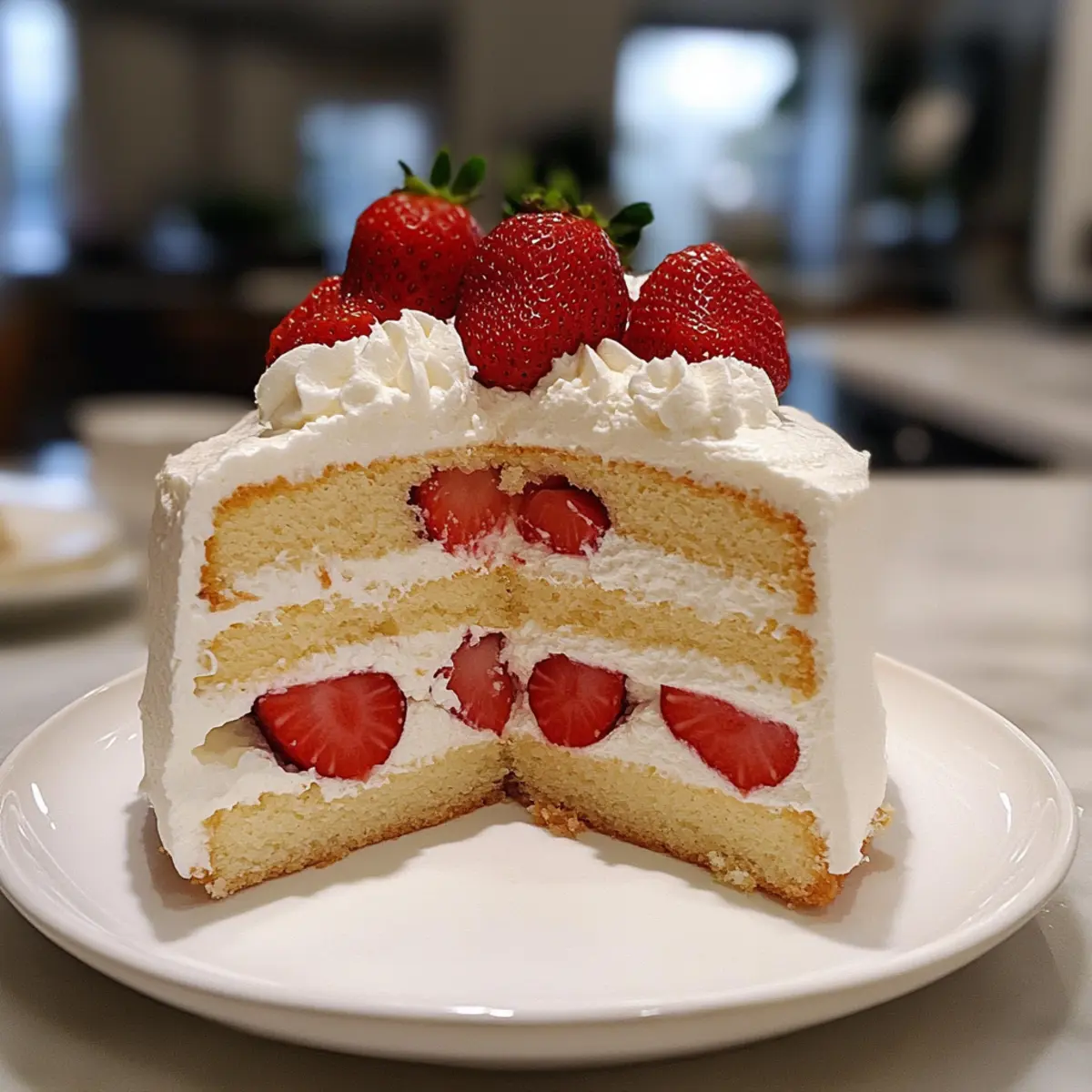 Erdbeerkuchen leicht und fluffig für den Sommer