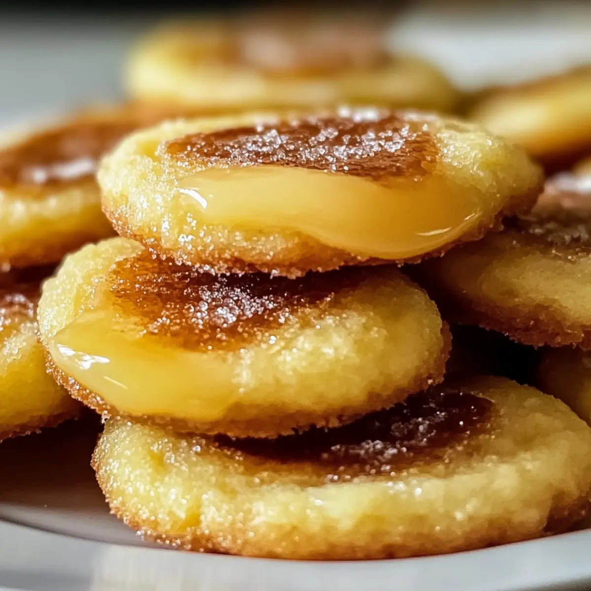 Zitronen-Curd-Crème-Brûlée-Kekse schnell und lecker