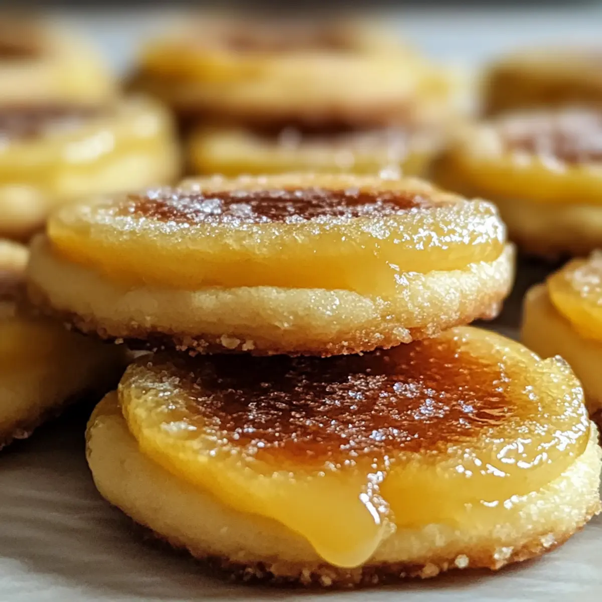 Zitronen-Curd-Crème-Brûlée-Kekse in 30 Minuten