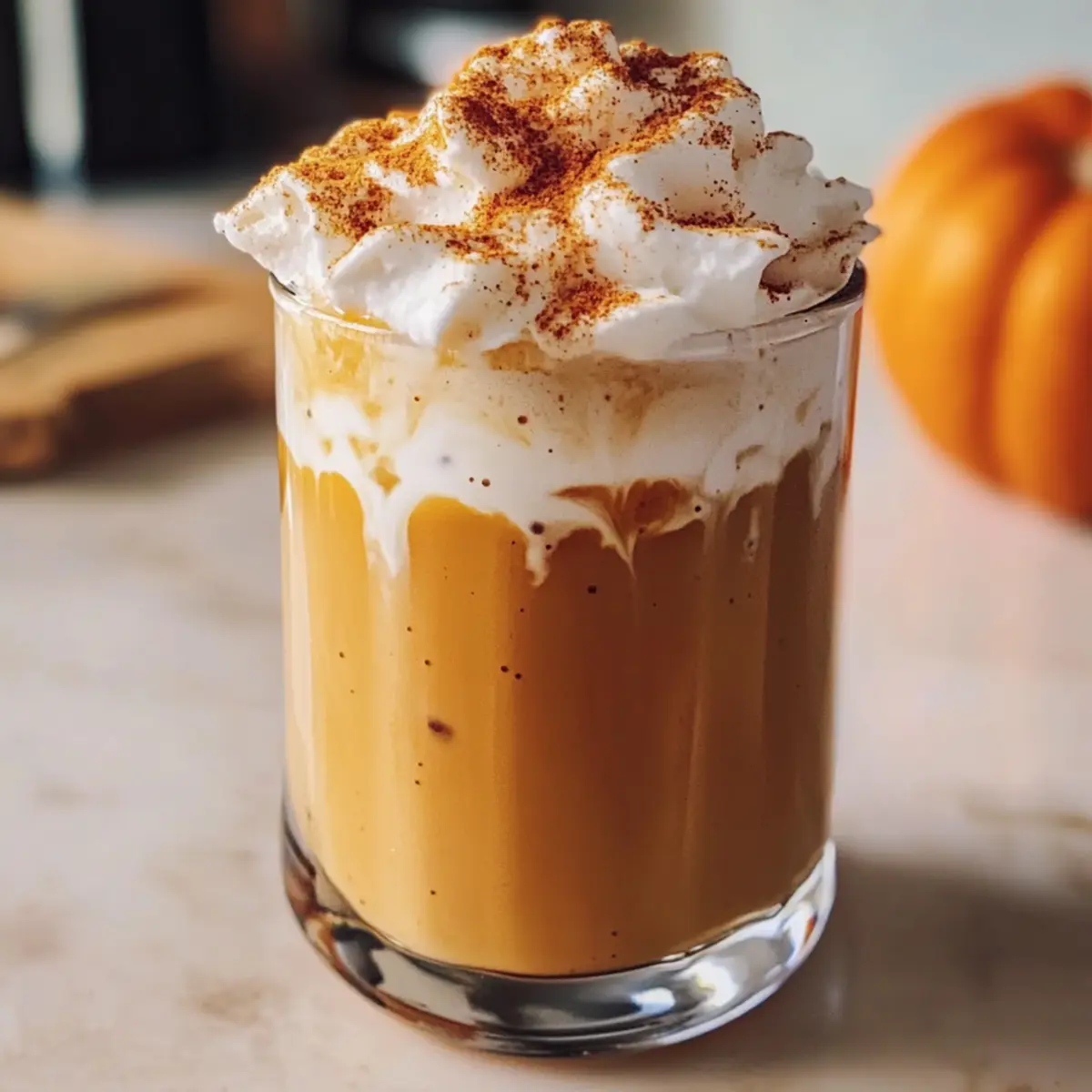 Kürbis Chai Eis Latte für den perfekten Herbstgenuss