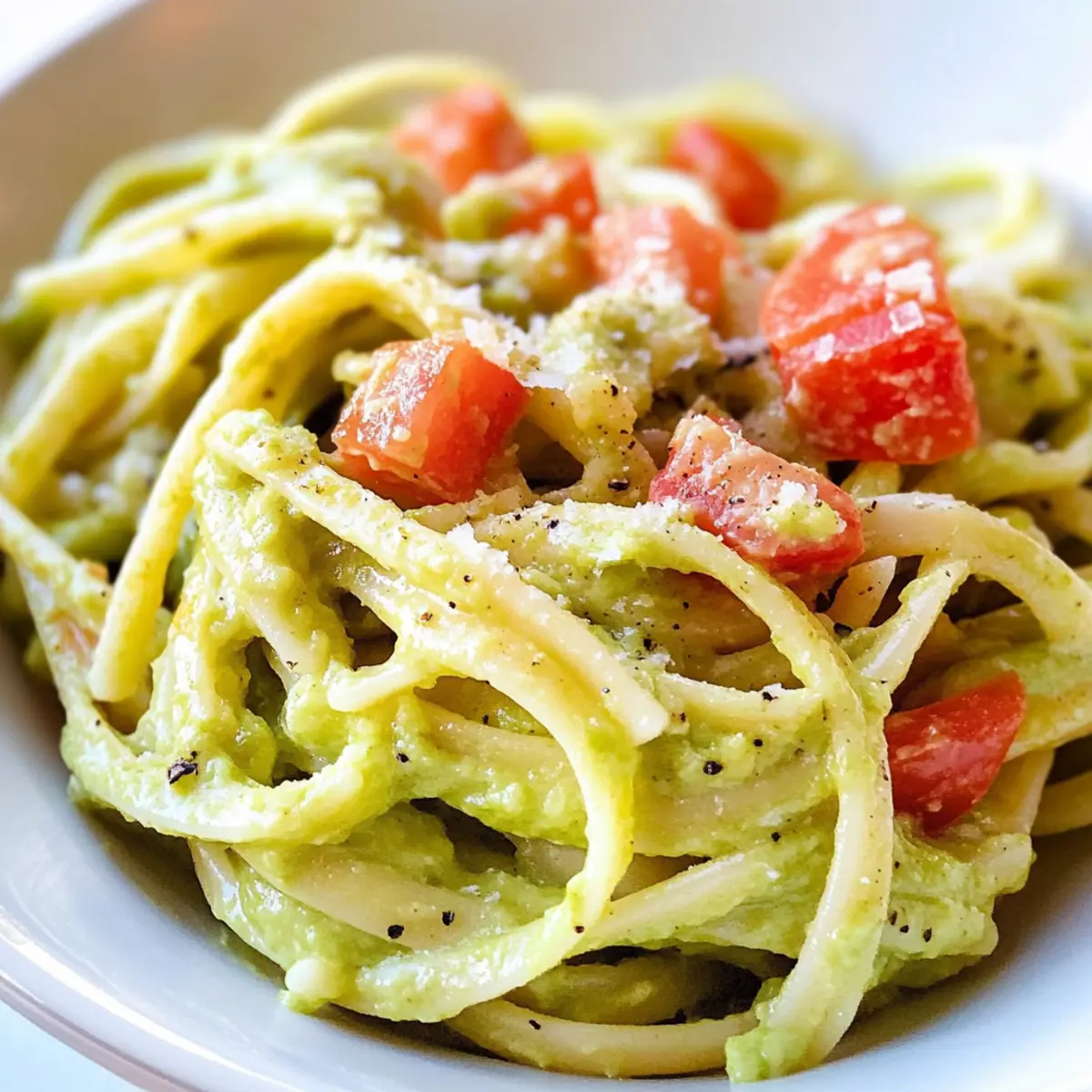 Schnelle Einfache Avocado Pasta für Genuss in 15 Minuten