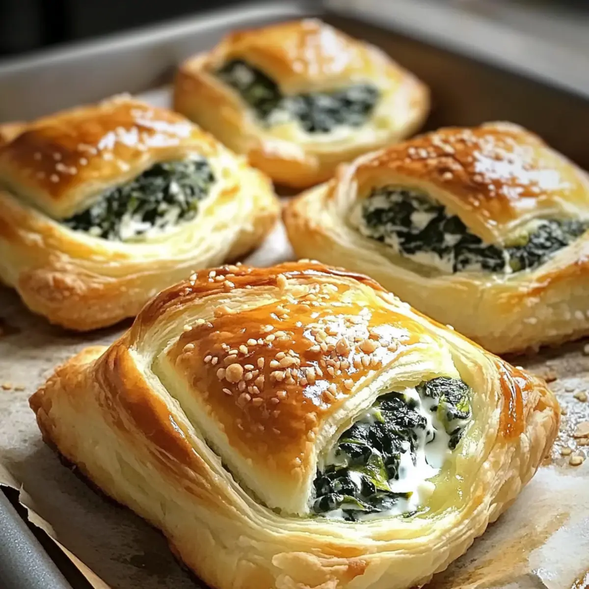 Spinatgebäck mit Frischkäse für jeden Anlass