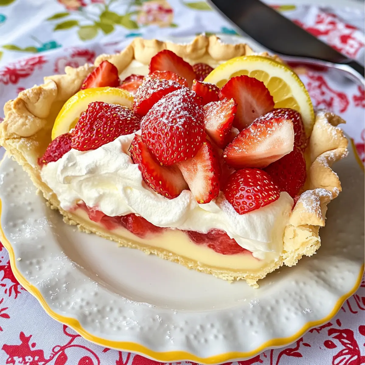 Erdbeer-Zitronen-Limonade Engel-Pie für Genießer