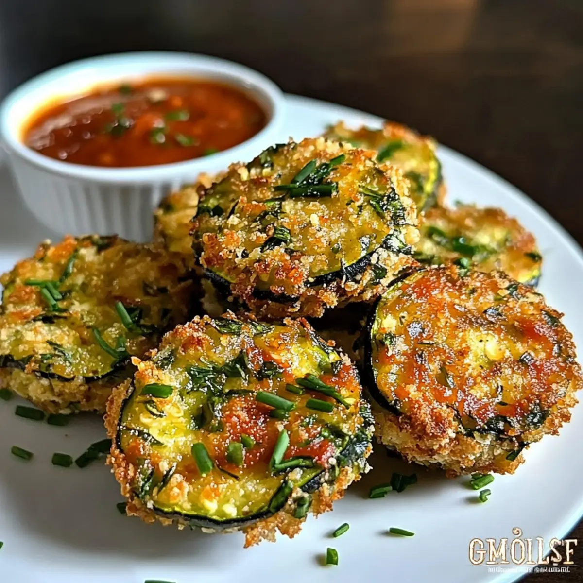 Zucchini Knoblauch Bissen für den perfekten Snack