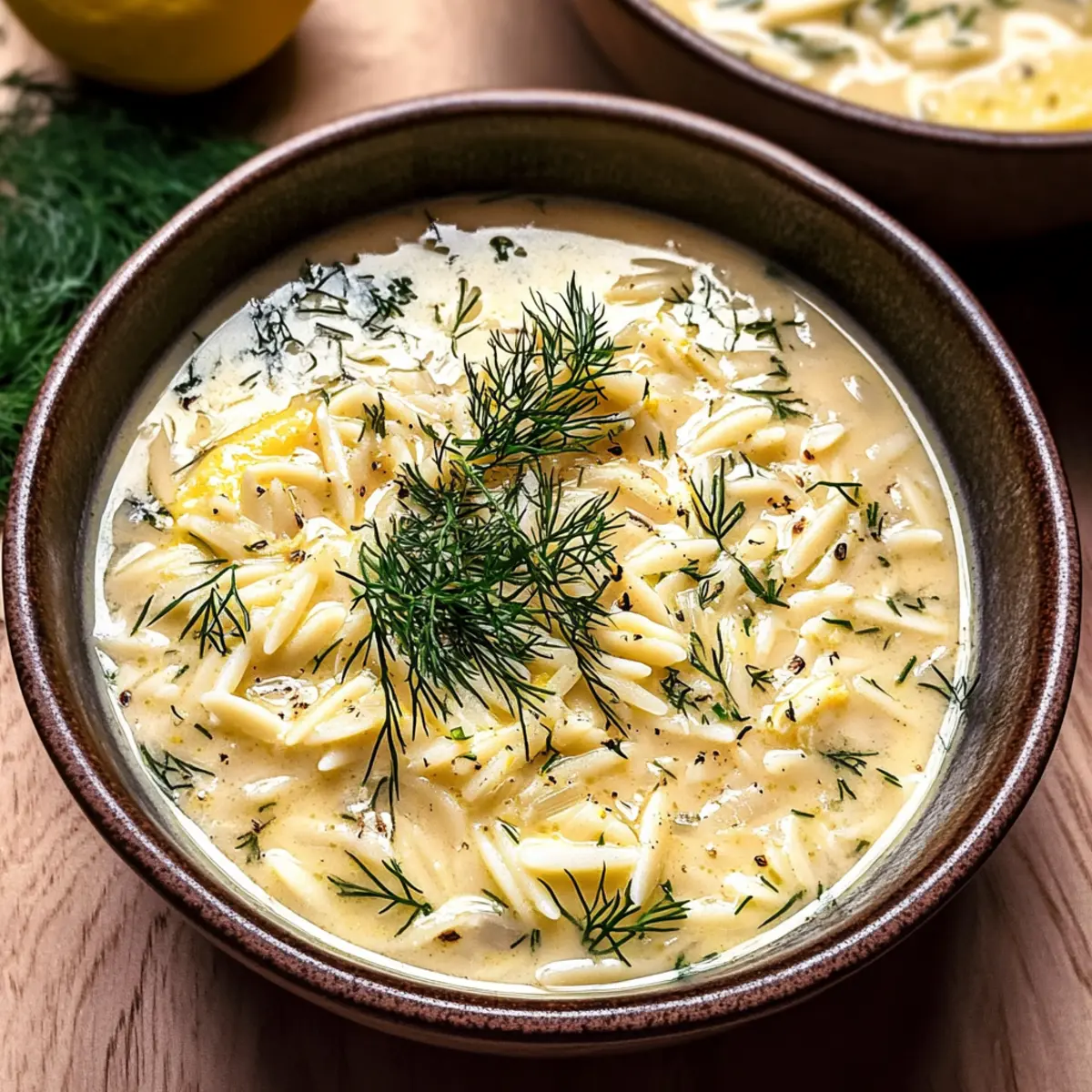 Avgolemono-Suppe mit Orzo: Griechischer Genuss zuhause