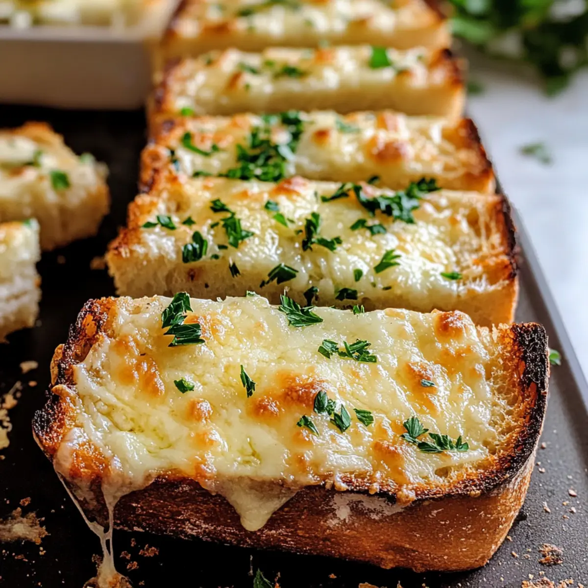 Käse Knoblauch Brot – Die beste schnelle Snacksensation