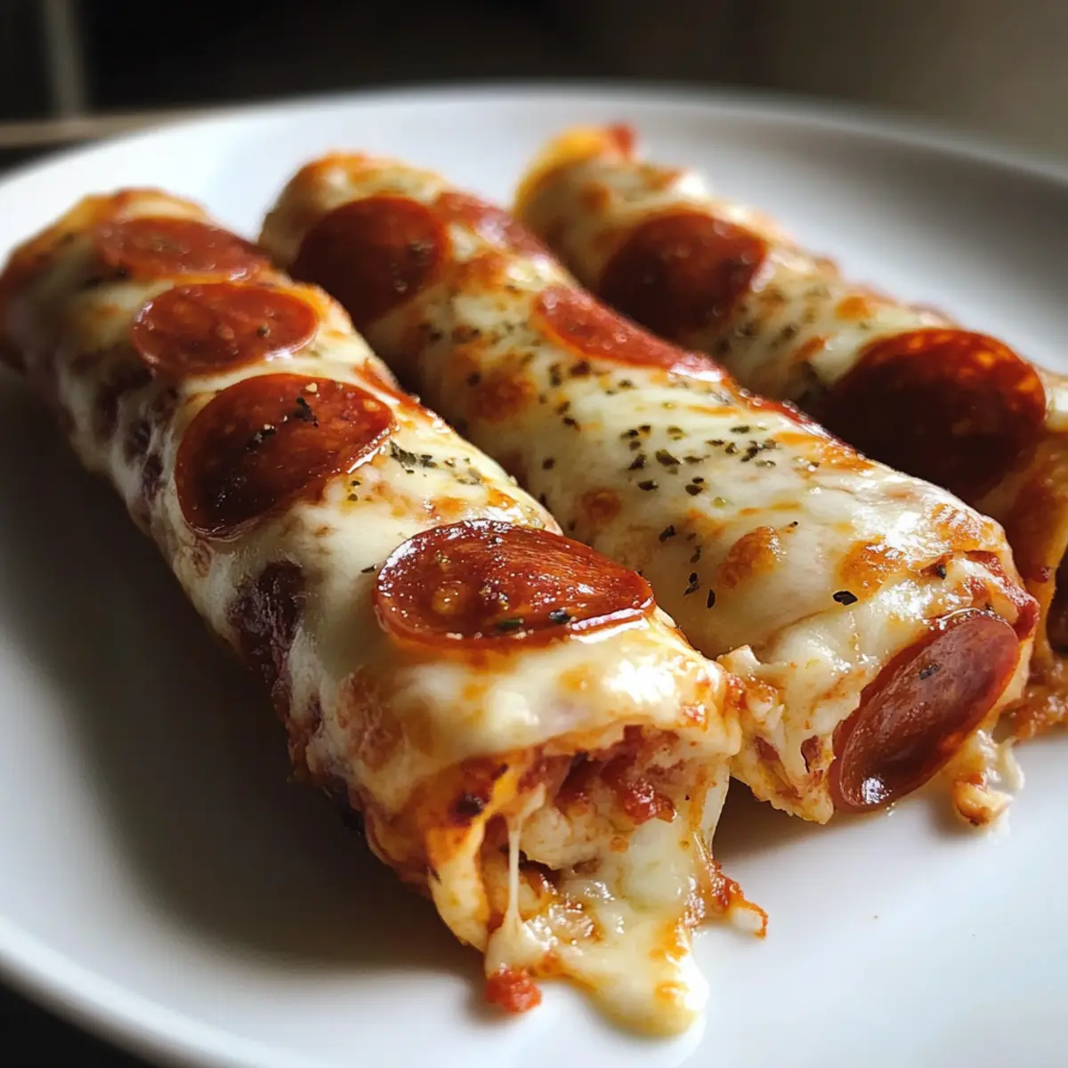 Käse-Pepperoni-Pizza-Rollen ganz leicht selbst gemacht