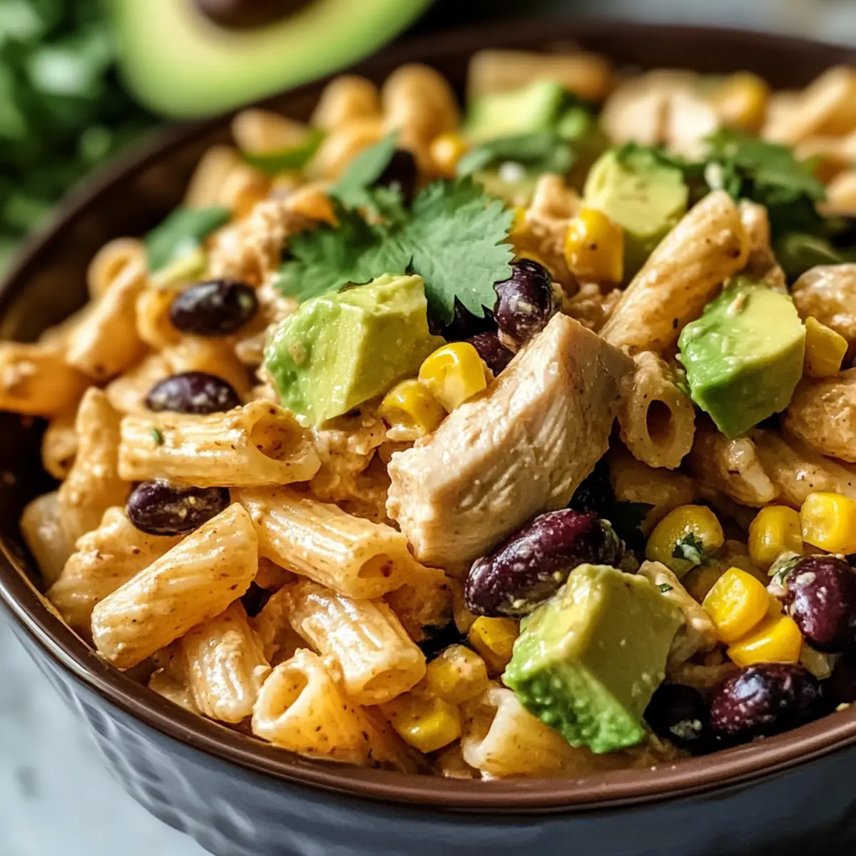 Chipotle Hähnchen Pasta Salat für den perfekten Genuss