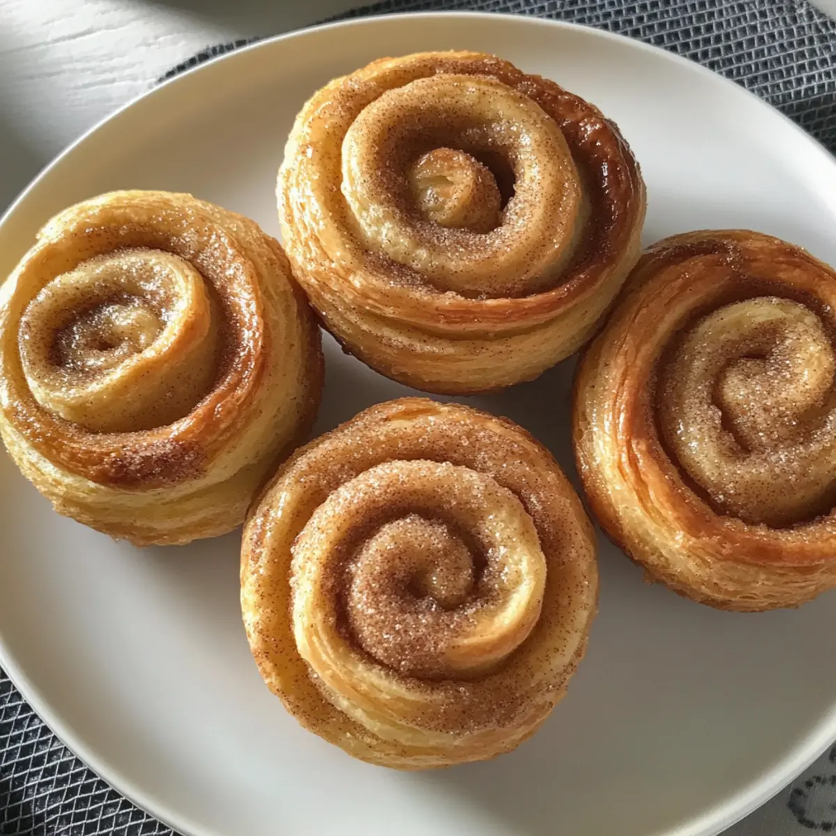 Leckere Cruffins mit Zimt und Zucker ganz einfach