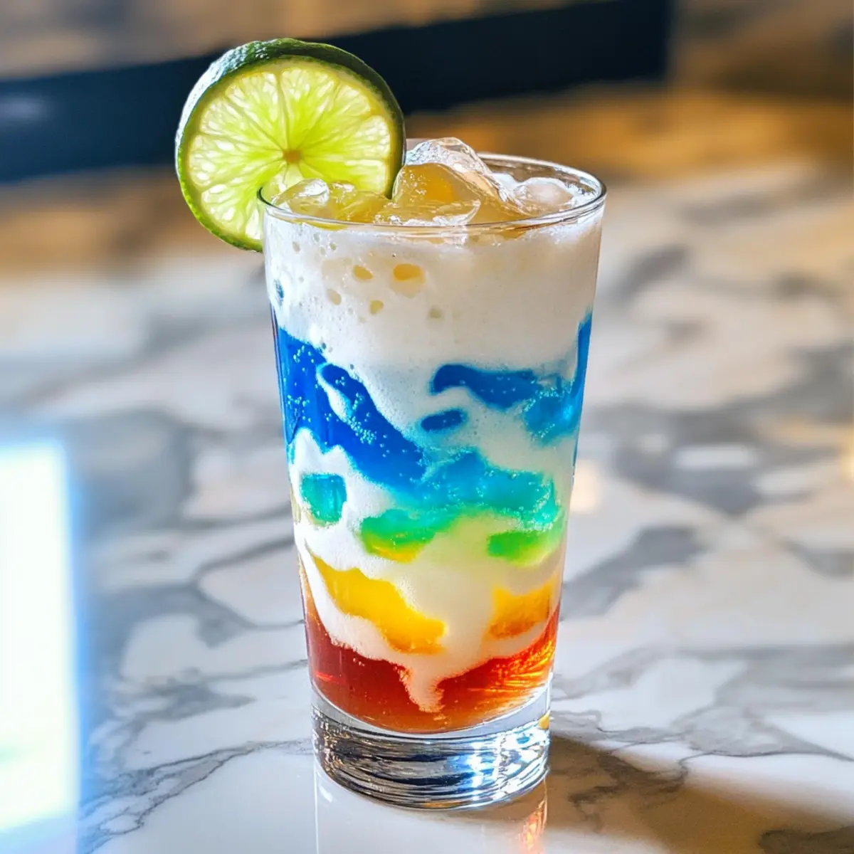Elektrische Limette Schmutziger Soda – Erfrischung Pur