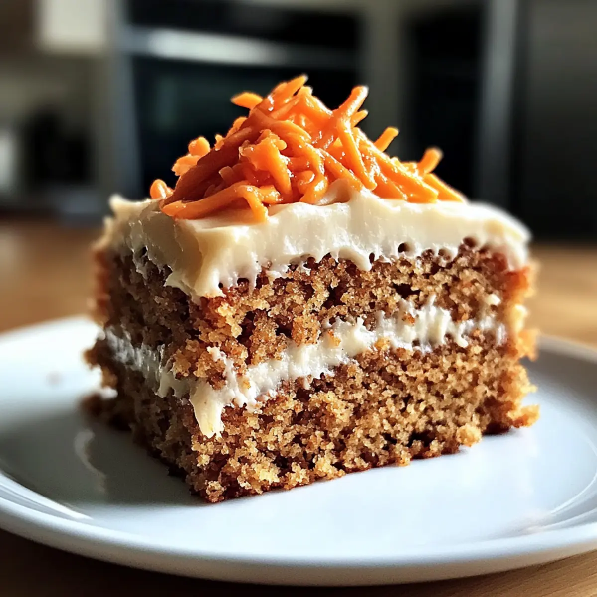 Saftiger Haferflocken Karottenkuchen ohne Mehl