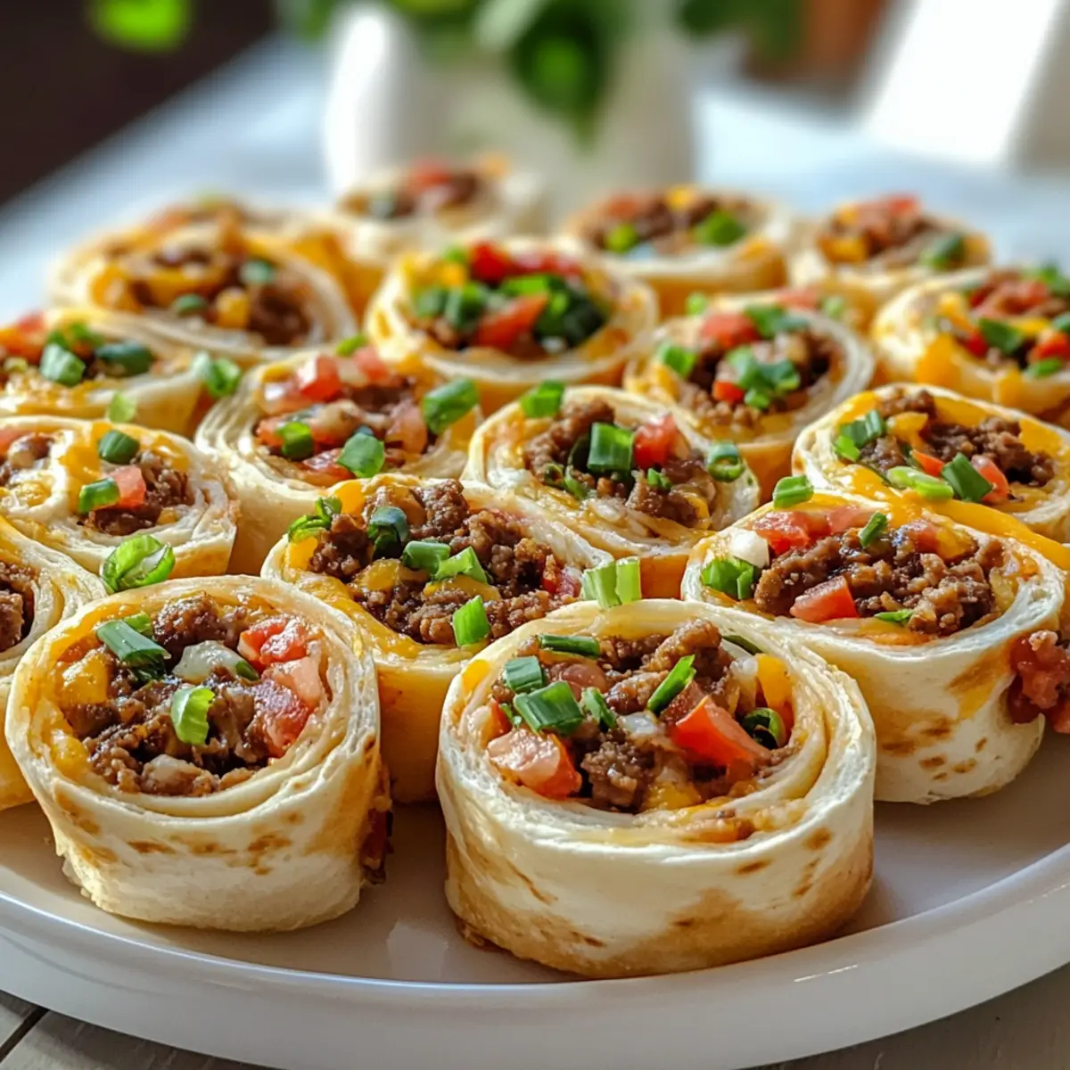 Leckere Taco Pinwheels für jeden Anlass