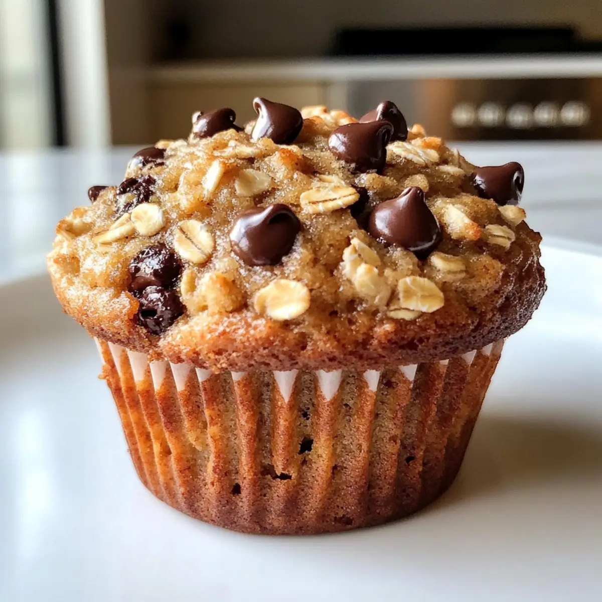 Haferflocken-Schokoladenkekse Muffins ganz einfach