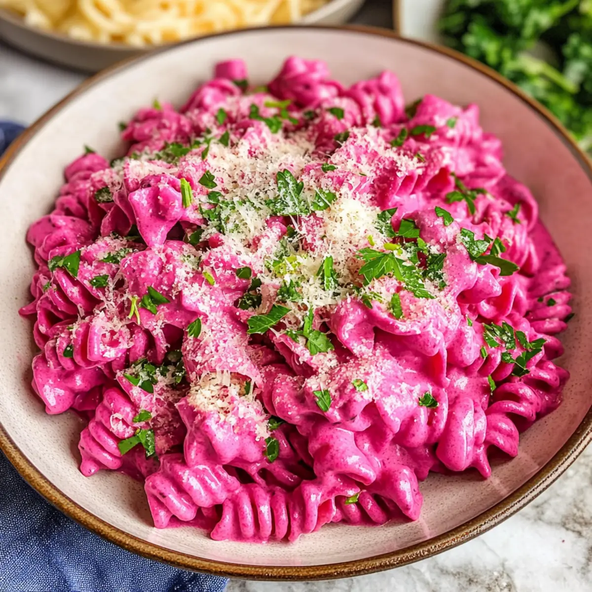 Schnelle & Einfache Cremige Rote-Bete-Pasta genießen