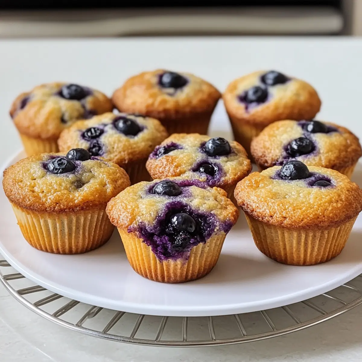 Sauerteig Heidelbeer Muffins einfach und lecker