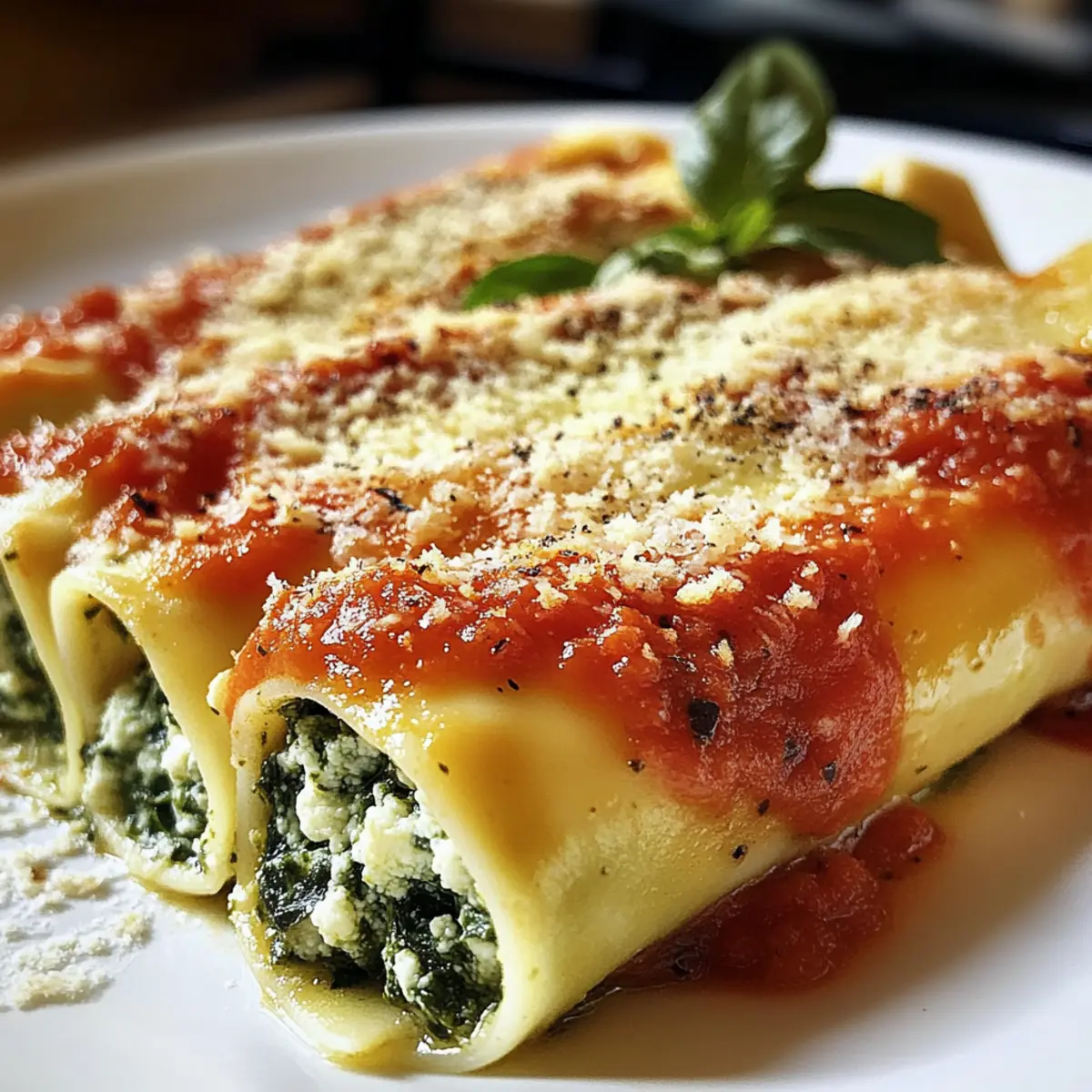 Spinat Ricotta Cannelloni – Ein italienisches Genusserlebnis