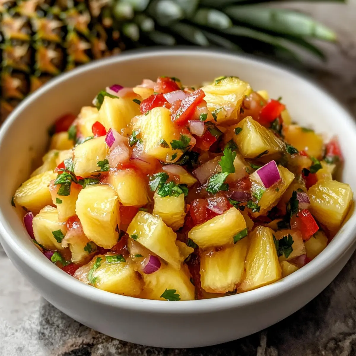 Süßer Ananas-Salsa mit Pep für deinen Sommer