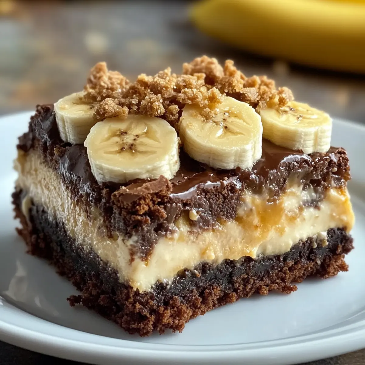Bananenpudding-Braunies für jeden Anlass genießen