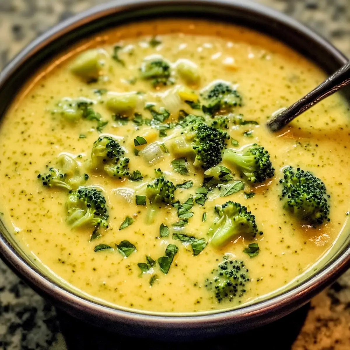 Brokkoli Käse-Suppe selbst gemacht für echte Genussmomente