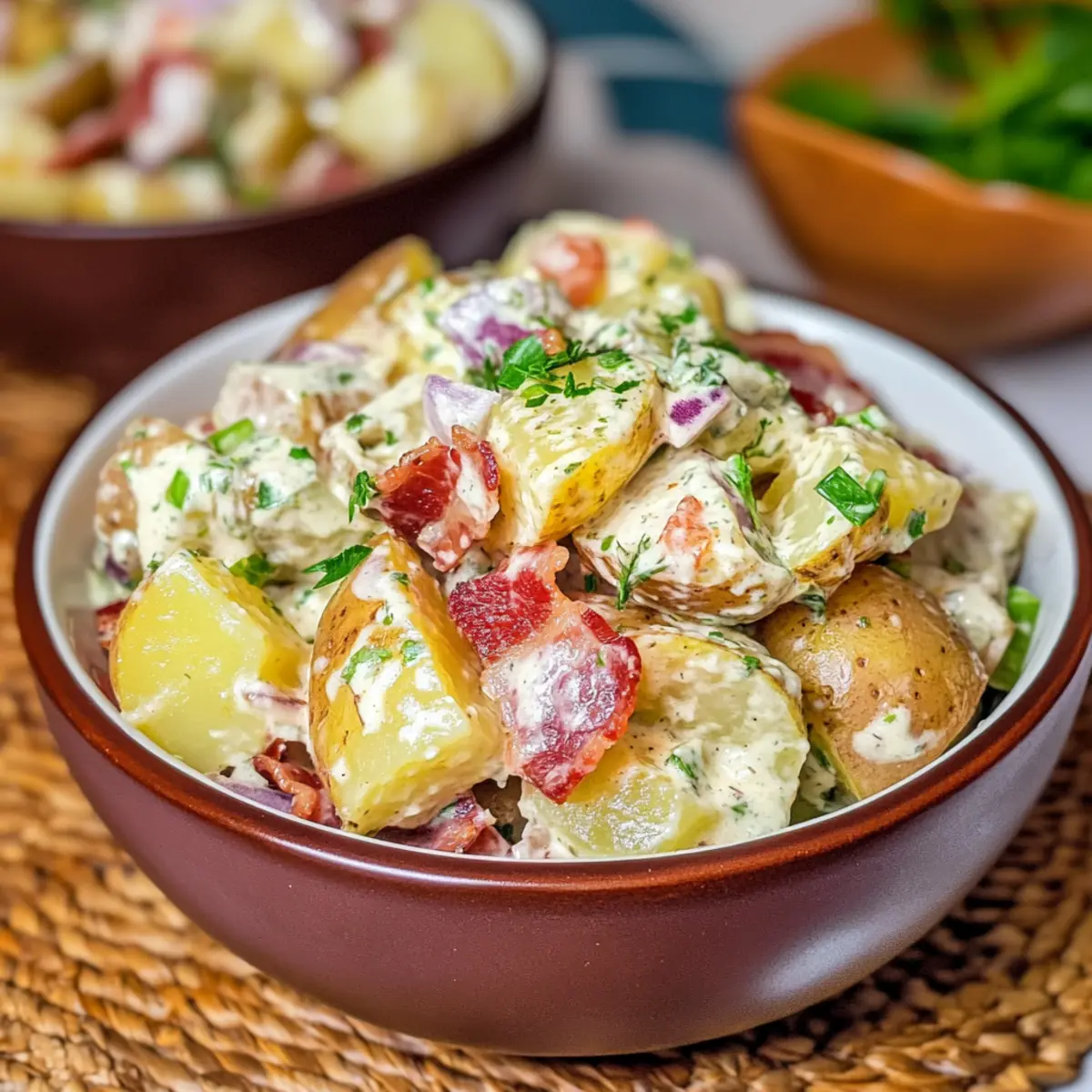 Caesar Kartoffelsalat für den perfekten Sommergenuss