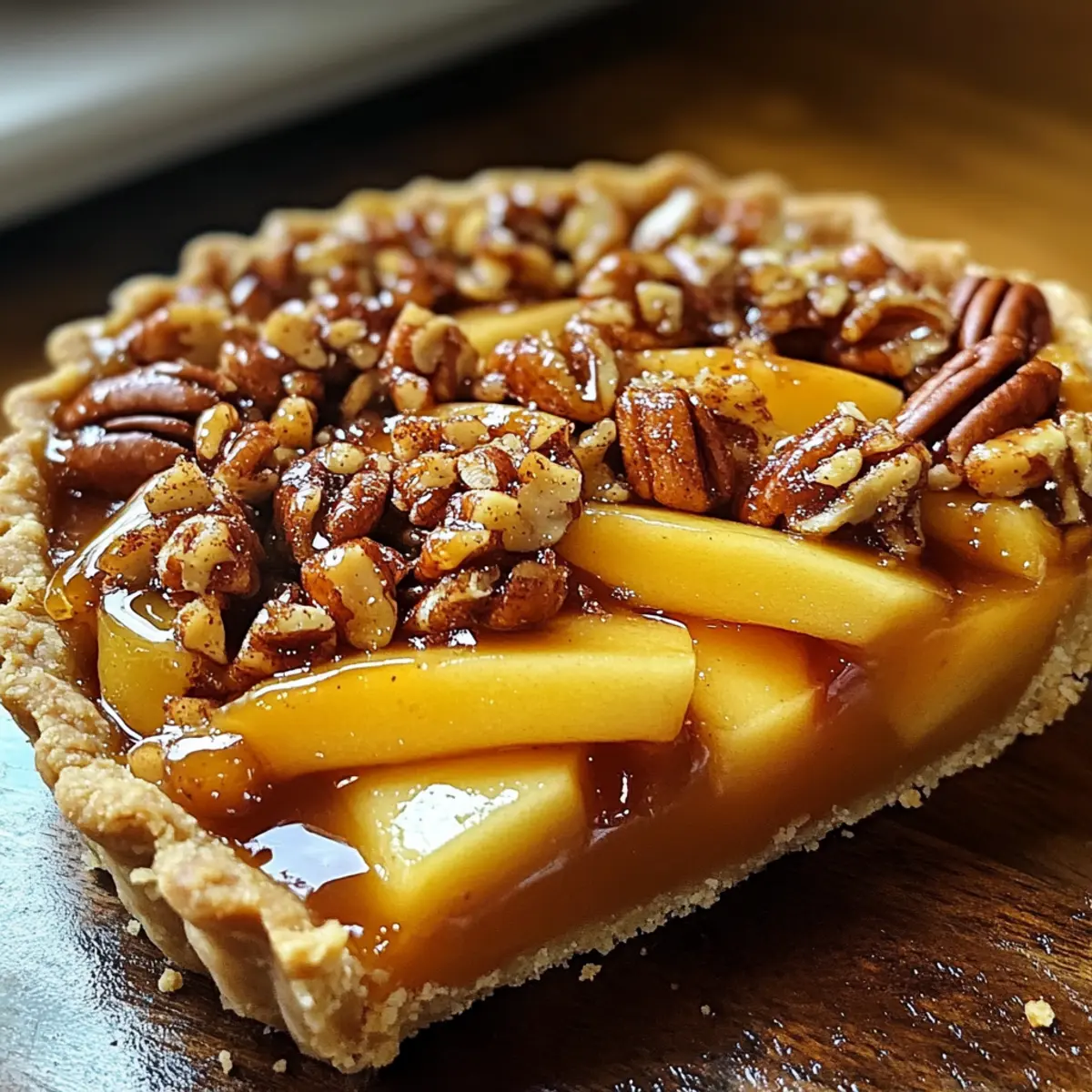 Karamell-Apfel-Tarte für den perfekten Herbstgenuss
