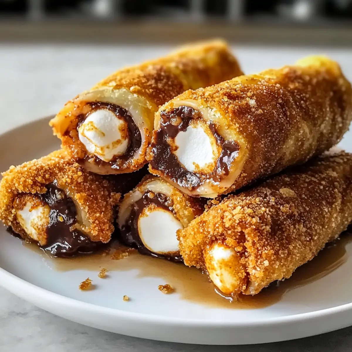 Zimt S’mores Eierrollen – Süße Köstlichkeit für Zuhause