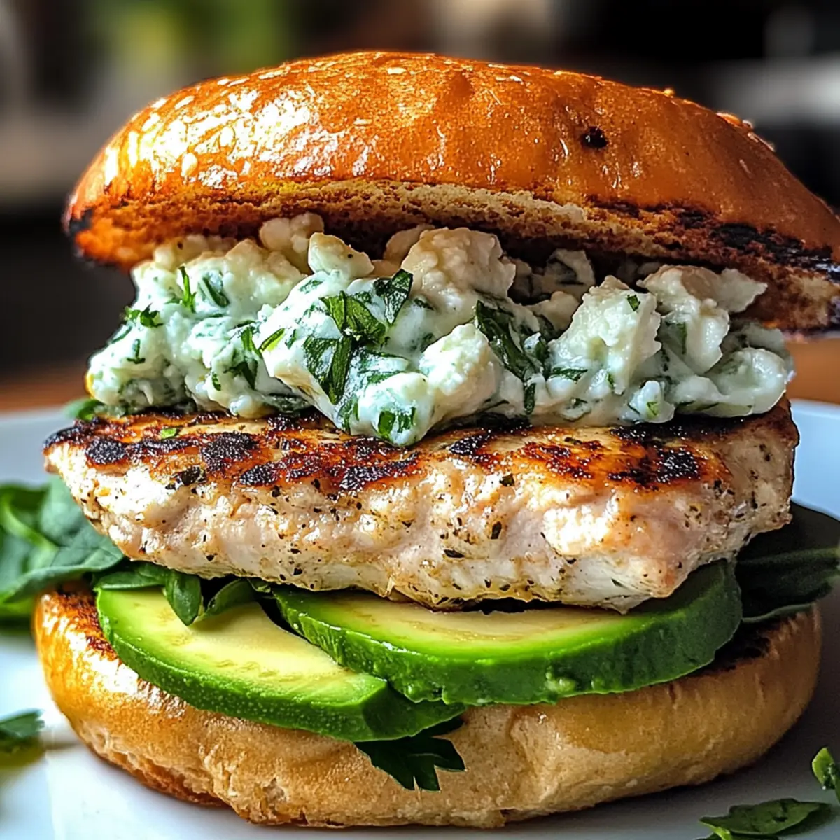 Griechische Hähnchenburger für gesunde Genussmomente