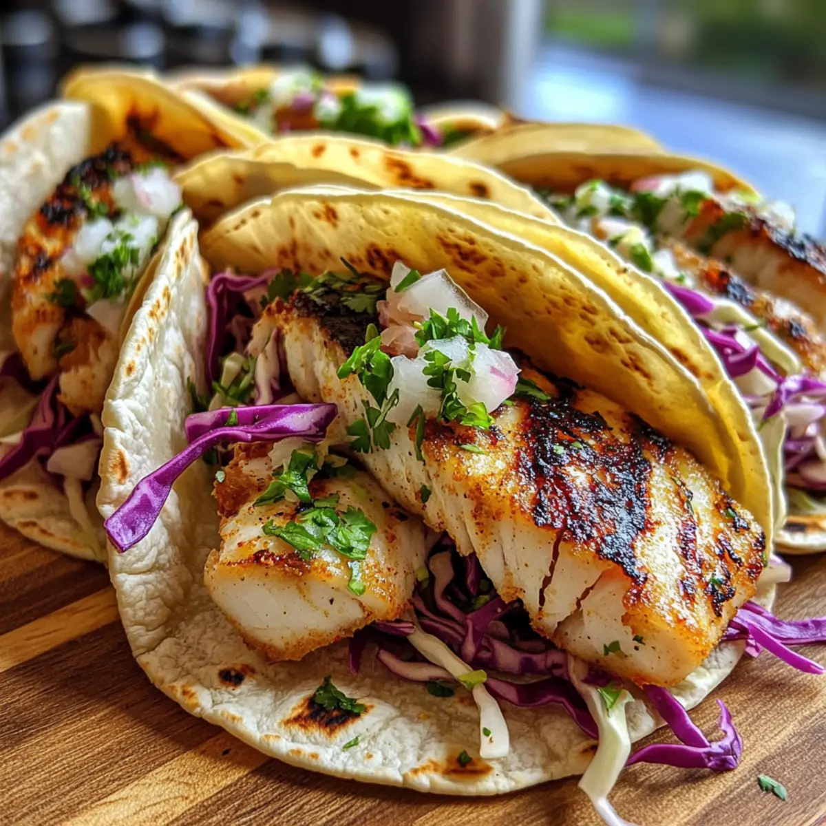 Gegrillte Fisch-Tacos in 25 Minuten zubereiten