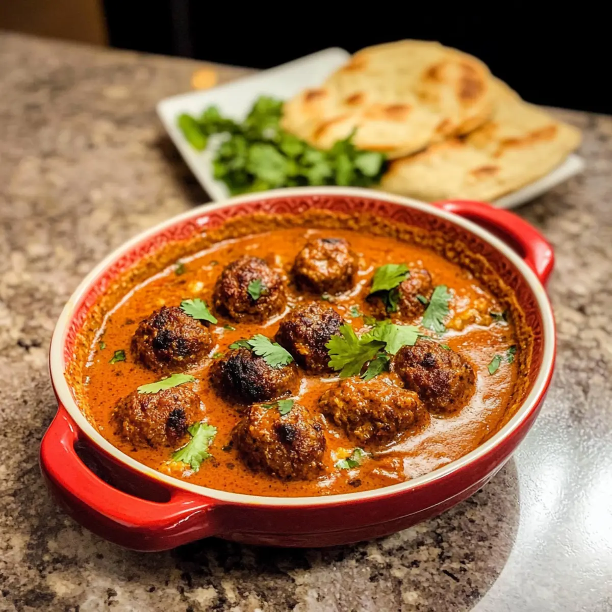Köstliches Kofta-Curry mit Rindfleischbällchen