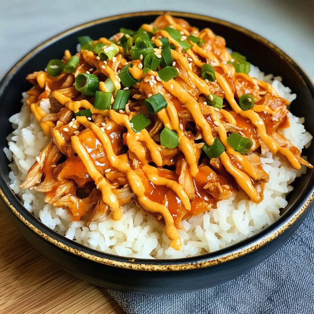 Koreanische Hühnchen-Reisschalen für den perfekten Genuss