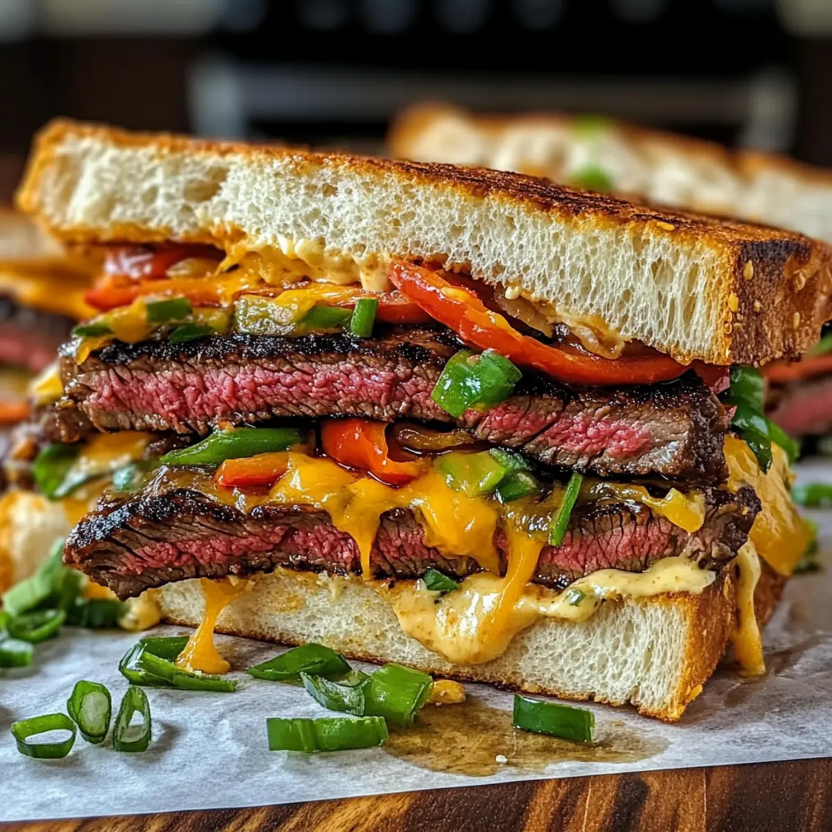 Koreanisches Steak-Sandwich mit würziger Mayo