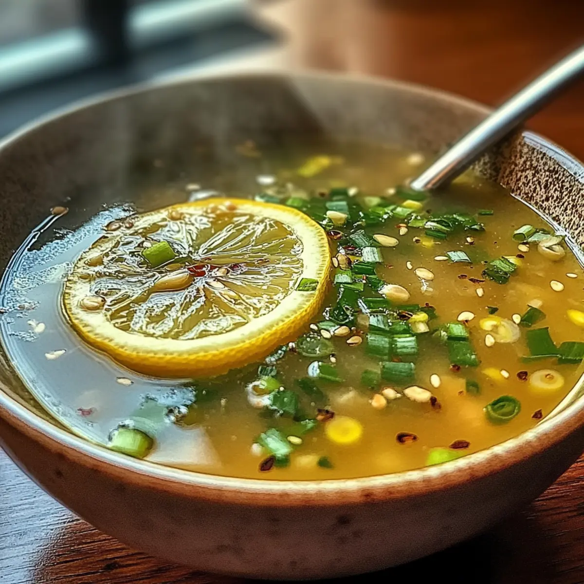 Zitronen-Ingwer-Knoblauch-Suppe für dein Immunsystem