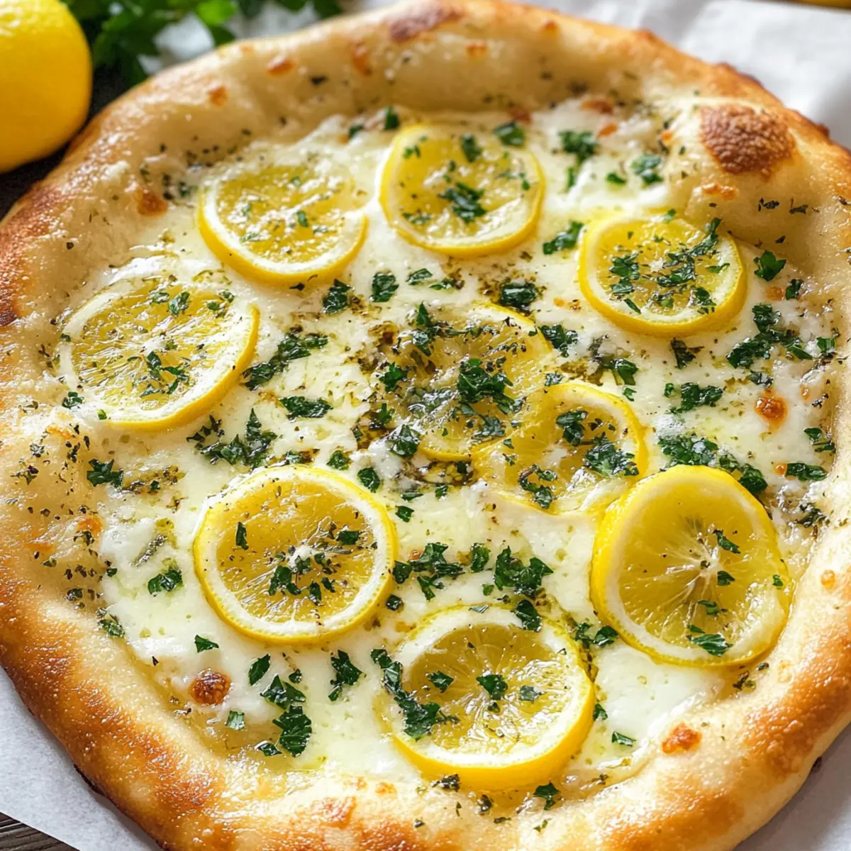 Zitronenpizza: Frisch und Einzigartig Genießen