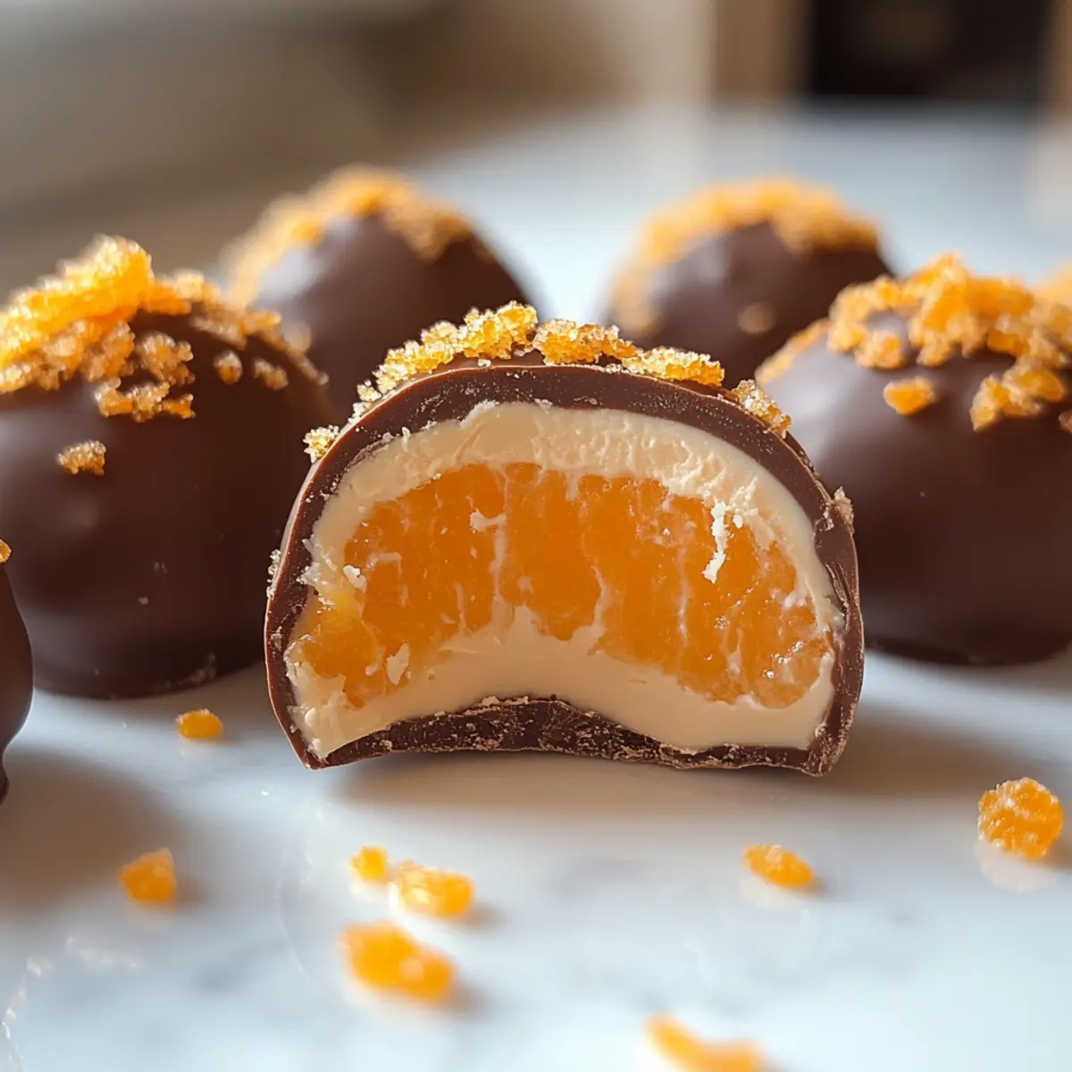 Orangen-Cremesicle-Trüffel für unwiderstehlichen Genuss