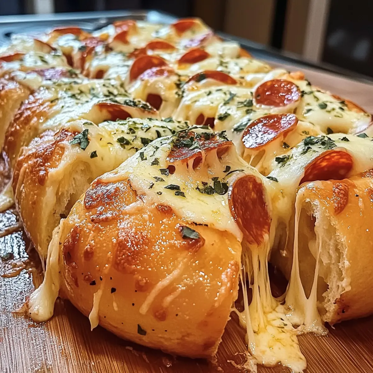 Zupfbrot Pizza: Ein genüsslicher Snack für Zuhause