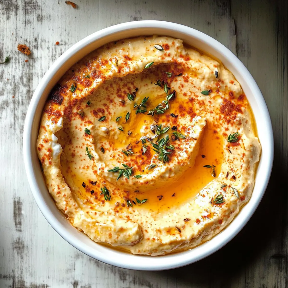 Geröstete Paprika Feta Dip – Cremig und Einfach