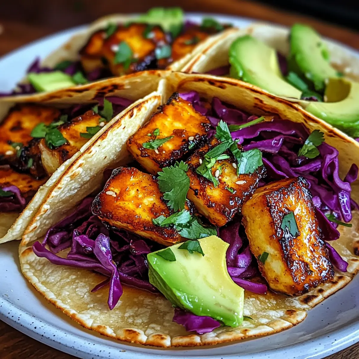 Würzige Honig-Halloumi-Tacos zum Verlieben