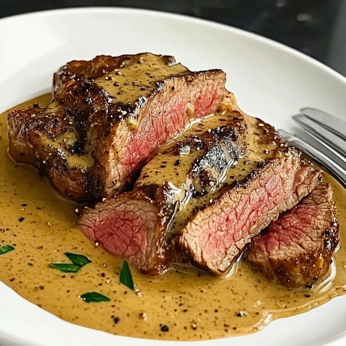 Steak mit cremiger Pfeffersauce: Genuss pur zuhause